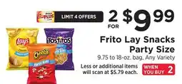ShopRite Snacks Party Size offer