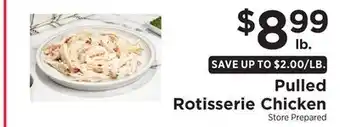 ShopRite Pulled Rotisserie Chicken offer