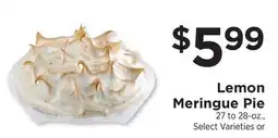 ShopRite Lemon Meringue Pie offer