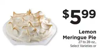 ShopRite Lemon Meringue Pie offer