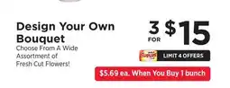 ShopRite Design Your Own Bouquet offer