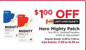ShopRite Hero Mighty Patch offer
