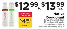 ShopRite Deodorant offer
