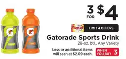 ShopRite Sports Drink offer