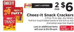 ShopRite Snack Crackers offer