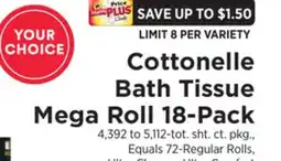 ShopRite Bath Tissue Mega Roll 18-Pack offer