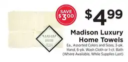 ShopRite Towels offer