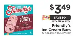 ShopRite Ice Cream Bars offer