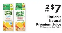 ShopRite Natural Premium Juice offer