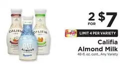 ShopRite Almond Milk offer