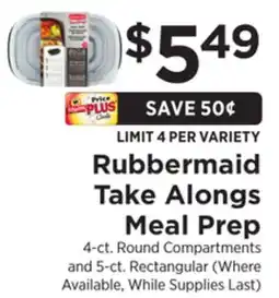 ShopRite Take Alongs Meal Prep offer