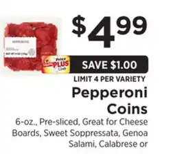 ShopRite Pepperoni Coins offer