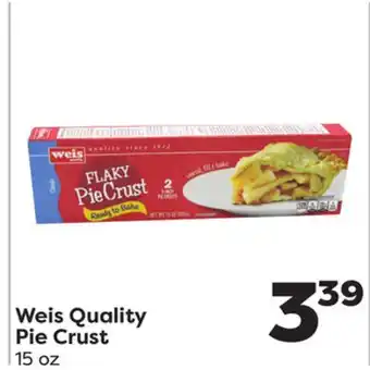 Weis Markets Weis Quality Pie Crust offer