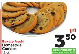Weis Markets Homestyle Cookies offer