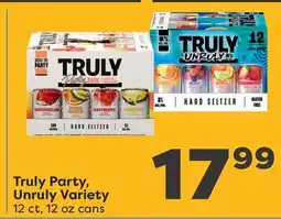 Weis Markets Truly Party, Unruly Variety offer