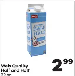 Weis Markets Weis Quality Half and Half offer