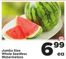Weis Markets Jumbo Size Whole Seedless Watermelons offer