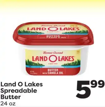 Weis Markets Land O Lakes Spreadable Butter offer