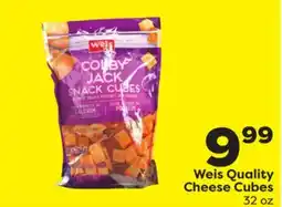 Weis Markets Weis Quality Cheese Cubes offer