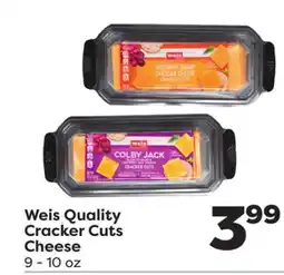 Weis Markets Weis Quality Cracker Cuts Cheese offer