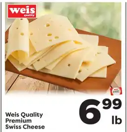Weis Markets Weis Quality Premium Swiss Cheese offer