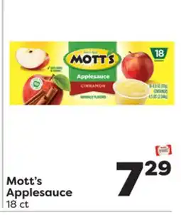Weis Markets Mott's Applesauce offer