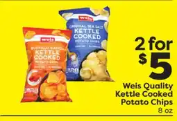 Weis Markets Weis Quality Kettle Cooked Potato Chips offer