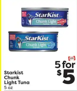 Weis Markets Starkist Chunk Light Tuna offer