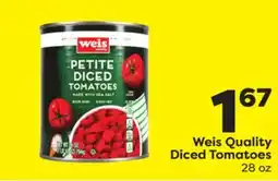 Weis Markets Weis Quality Diced Tomatoes offer