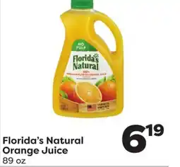 Weis Markets Florida's Natural Orange Juice offer