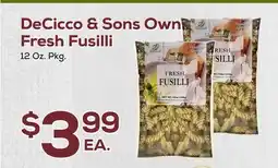 DeCicco & Sons DeCicco & Sons Own Fresh Fusilli offer