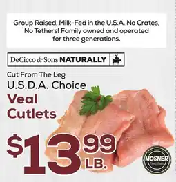 DeCicco & Sons Veal Cutlets offer