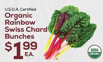 DeCicco & Sons Organic Rainbow Swiss Chard Bunches offer