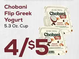 DeCicco & Sons Chobani Flip Greek Yogurt offer