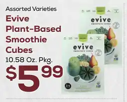 DeCicco & Sons Evive Plant-Based Smoothie Cubes offer