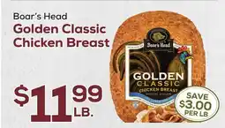 DeCicco & Sons Boar's Head Golden Classic Chicken Breast offer