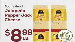 DeCicco & Sons Boar's Head Jalapeño Pepper Jack Cheese offer