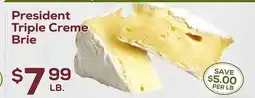 DeCicco & Sons President Triple Creme Brie offer