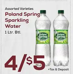DeCicco & Sons Poland Spring Sparkling Water offer