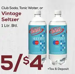 DeCicco & Sons Vintage Seltzer offer