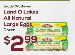 DeCicco & Sons Land O Lakes All Natural Large Eggs offer