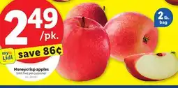 Lidl Honeycrisp apples offer