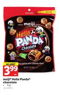 Lidl meiji Hello Panda chocolate offer