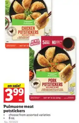 Lidl Pulmuone meat potstickers offer