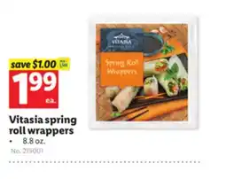 Lidl Vitasia spring roll wrappers offer