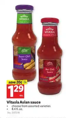 Lidl Vitasia Asian sauce offer