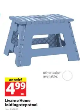 Lidl Livarno Home folding step stool offer
