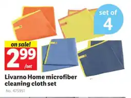 Lidl Livarno Home microfiber cleaning cloth set offer