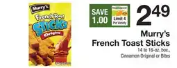 The Fresh Grocer French Toast Sticks offer