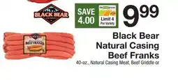 The Fresh Grocer Natural Casing Beef Franks offer